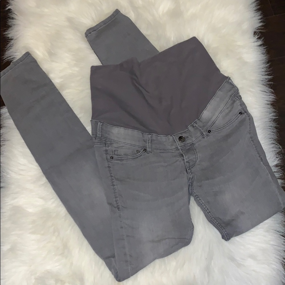 H&M Gray Maternity Skinny Jeans Size 6
